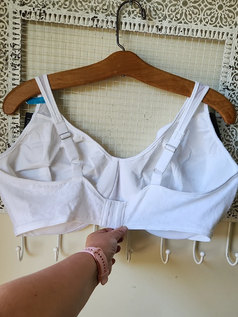 NWT Bali Women's White Lace Minimizer Bra Underwire Bra 44DDD - Picture 10 of 15